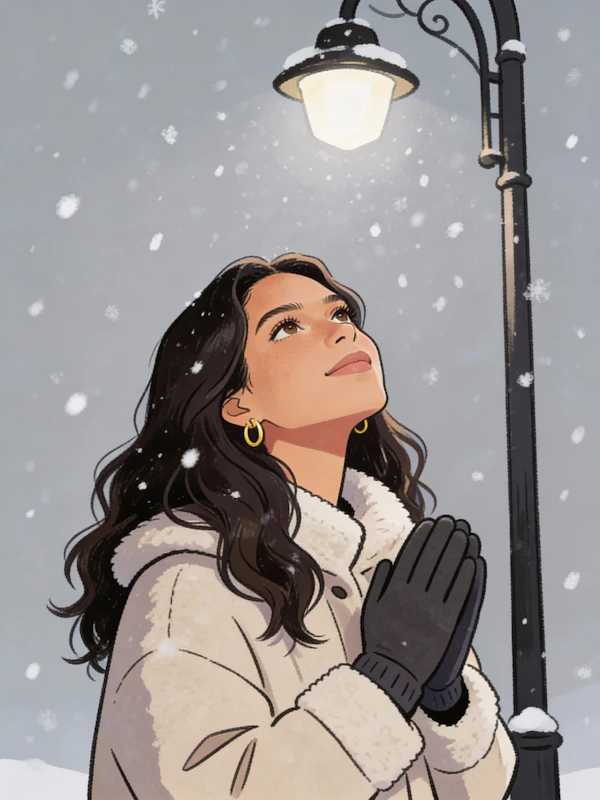 Winter Serenity Portrait