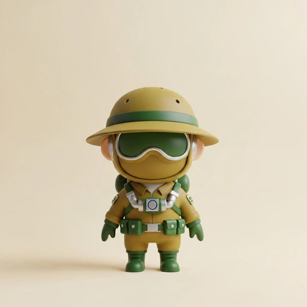 Stylized Soldier Toy
