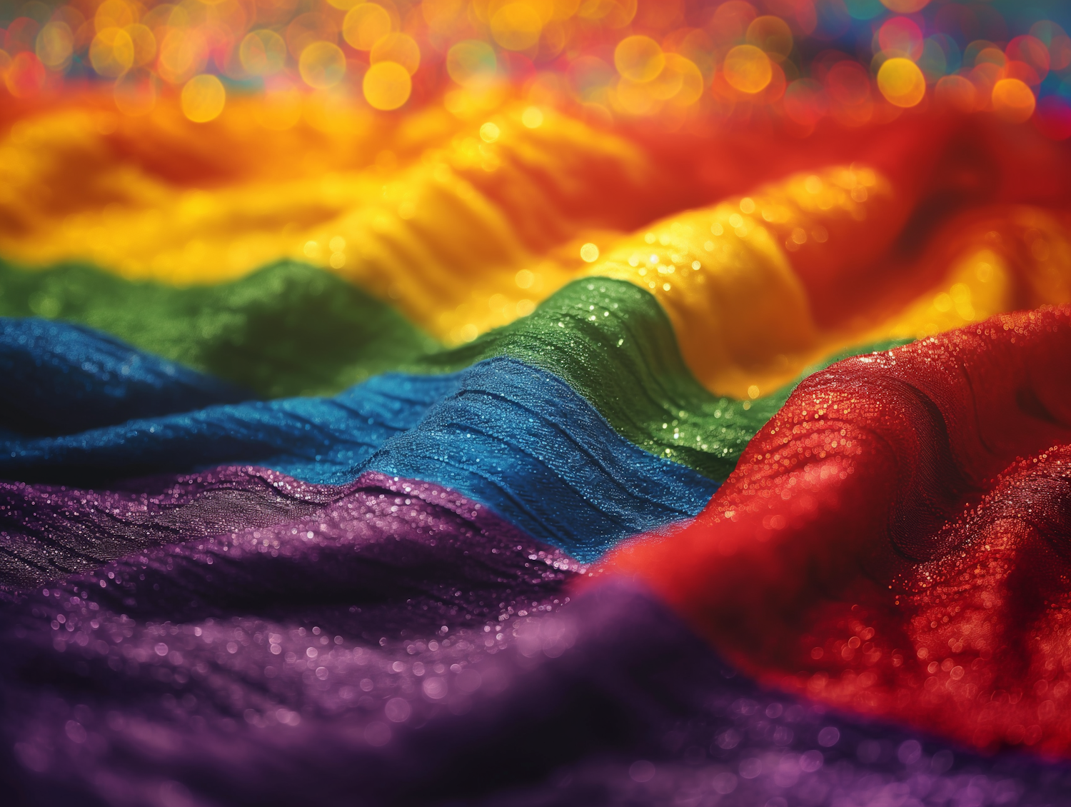 Vibrant Rainbow Flag