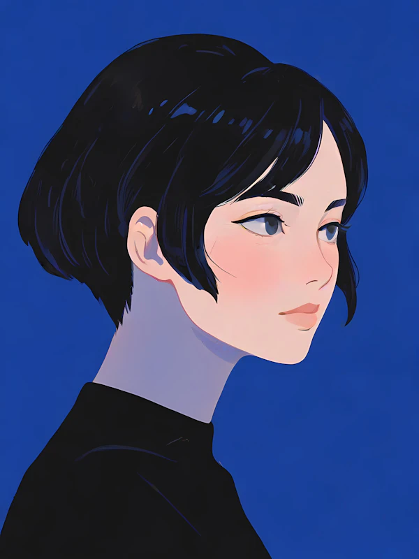 Stylized Profile Illustration