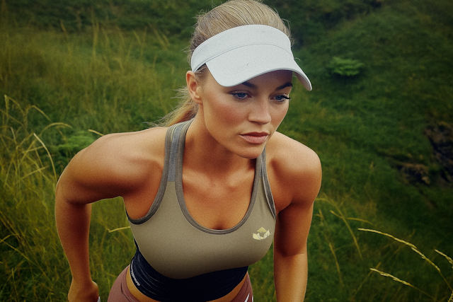 Athletic Woman in Outdoor Setting