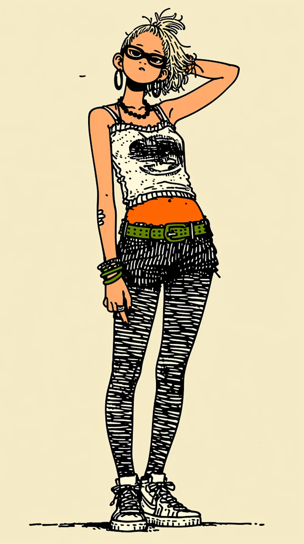 Stylish Individual Pose