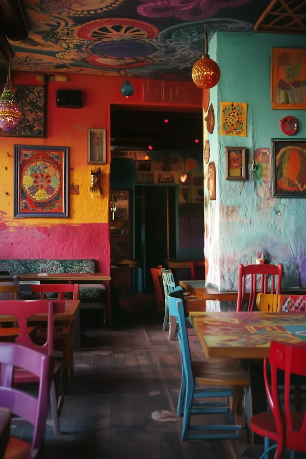 Vibrant Café Interior