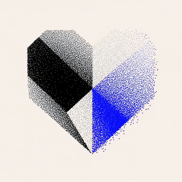 Geometric Heart Design