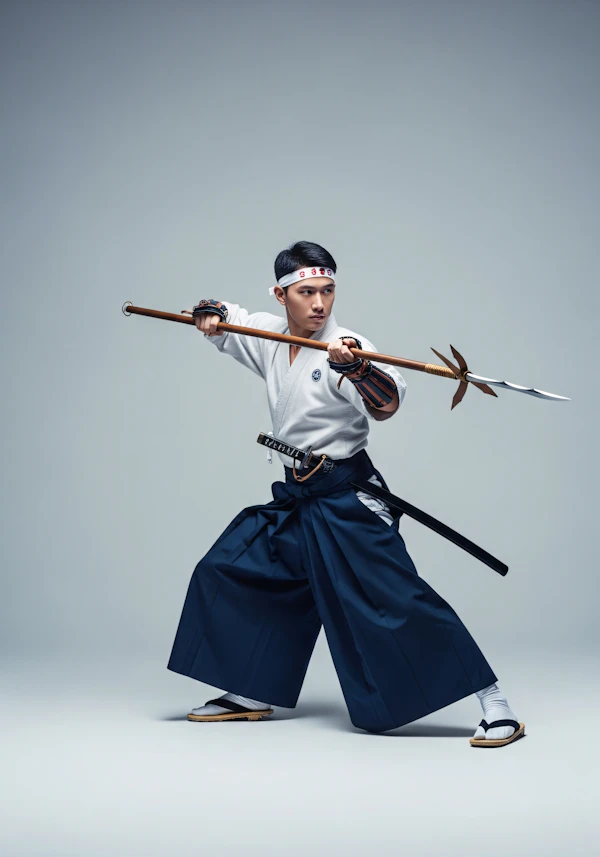 Martial Artist in Action