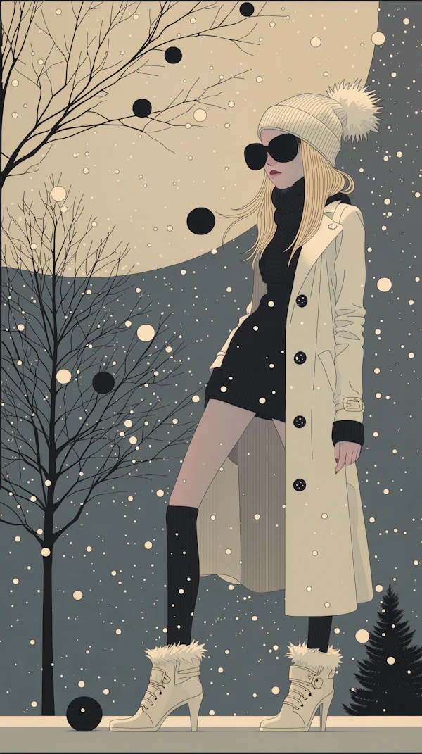 Winter Fashion Scene
