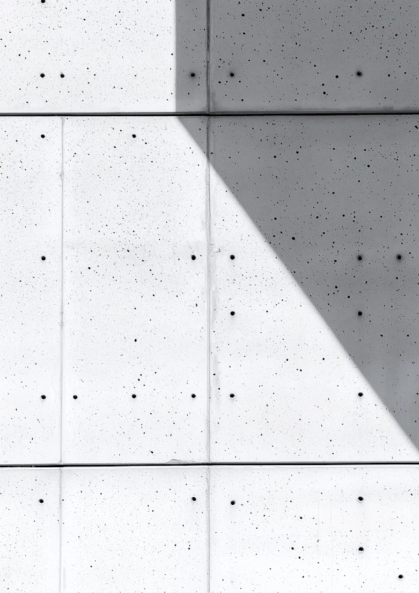 Concrete Wall with Light and Shadow