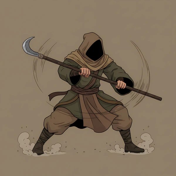 Hooded Warrior Stance