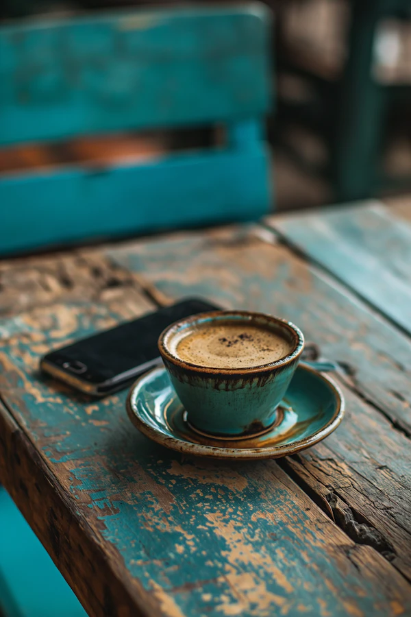 Vintage Coffee Reflections