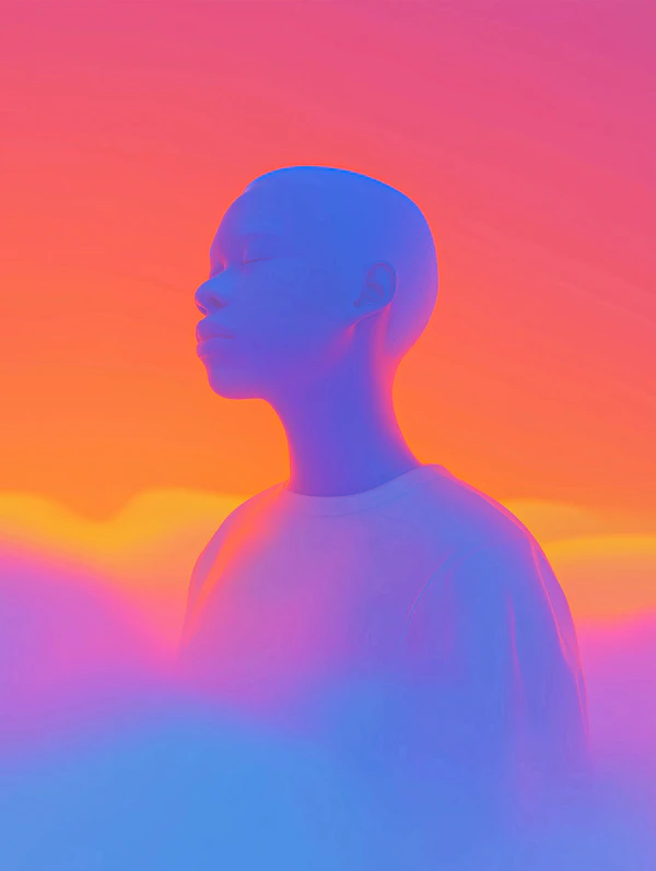 Serene Abstract Figure