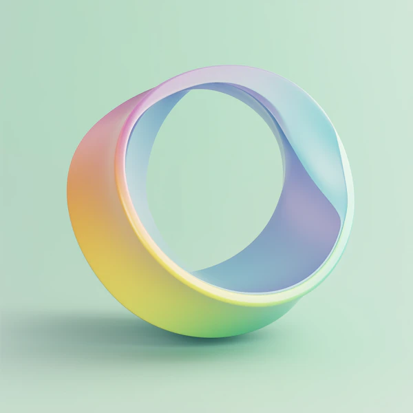 Pastel Möbius Design