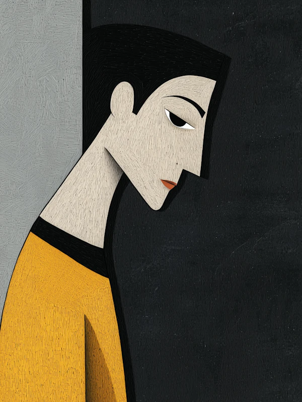 Abstract Human Figure Illustration