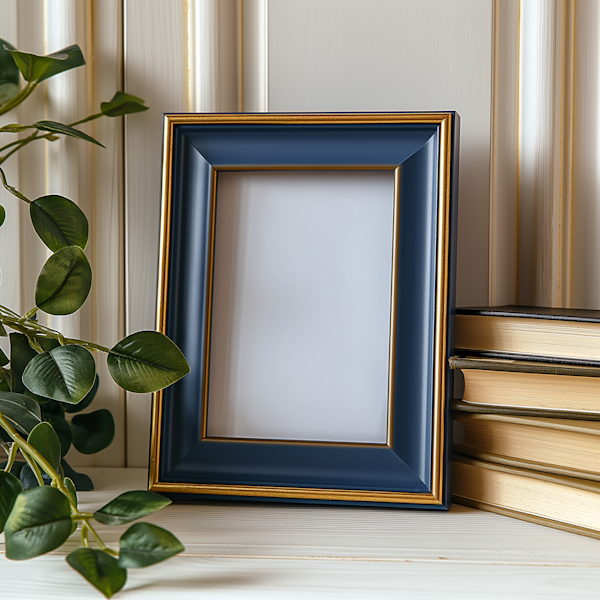 Elegant Photo Frame on Desk