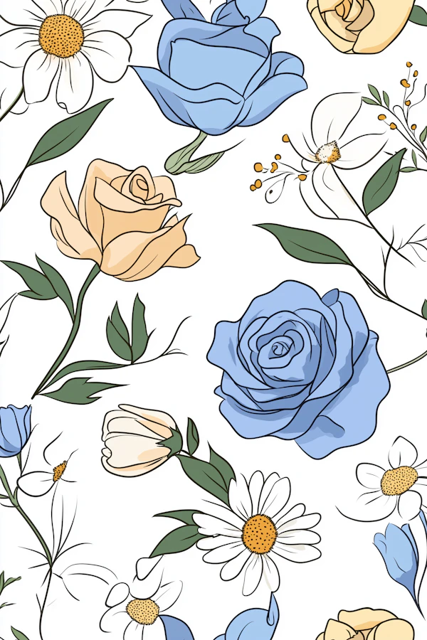 Vibrant Floral Illustration