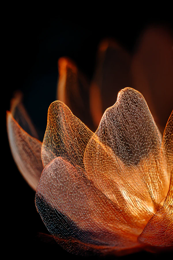 Golden Luminous Petals