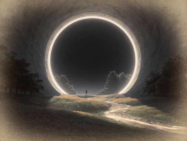 Ethereal Portal Scene