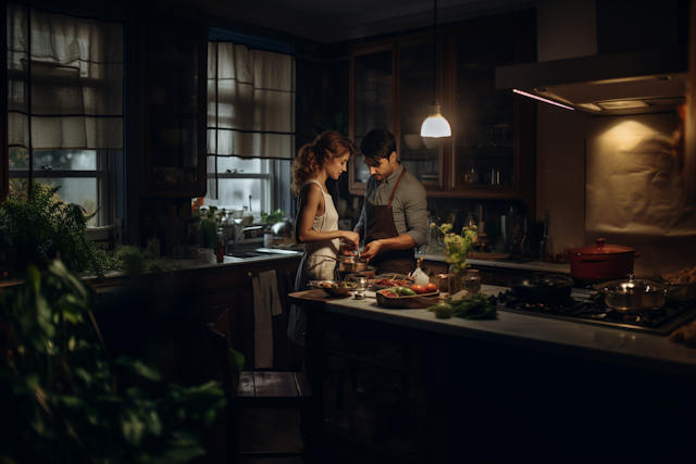 Shared Serenity in the Kitchen