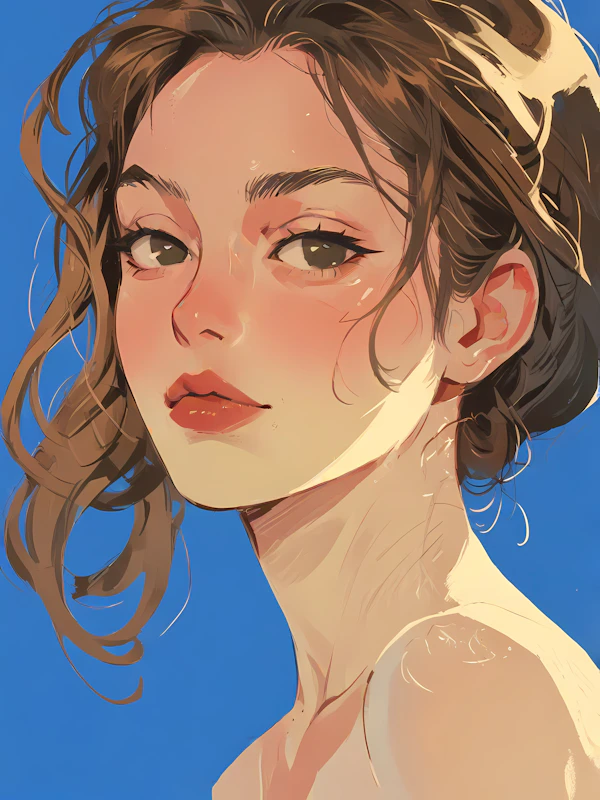 Portrait of Woman Illustration