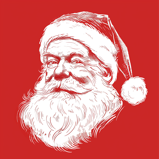 Classic Santa Claus Illustration