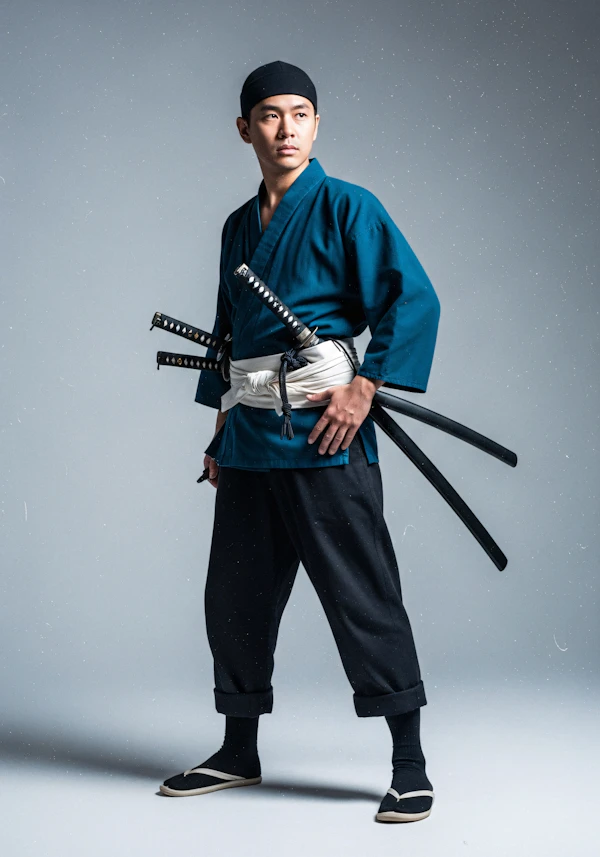 Samurai in Kimono