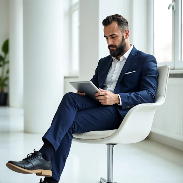 Man in Modern Office