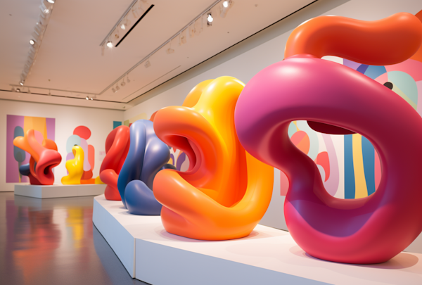 Vibrant Forms: An Exhibition of Abstract Biomorphic Sculptures