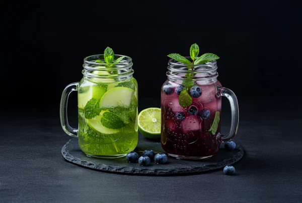 Refreshing Beverages Display