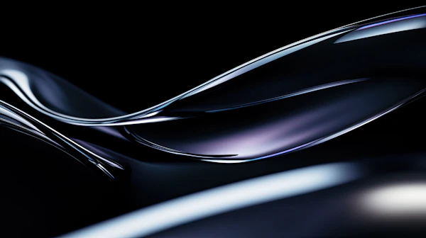 Futuristic Metallic Curves
