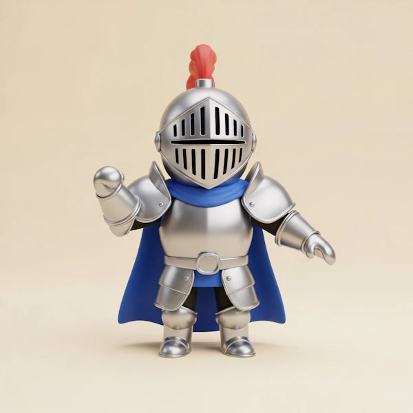Stylized Knight Render