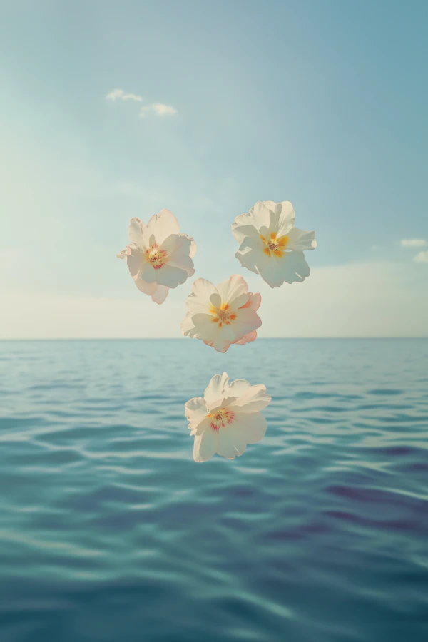Floating Flowers Scene