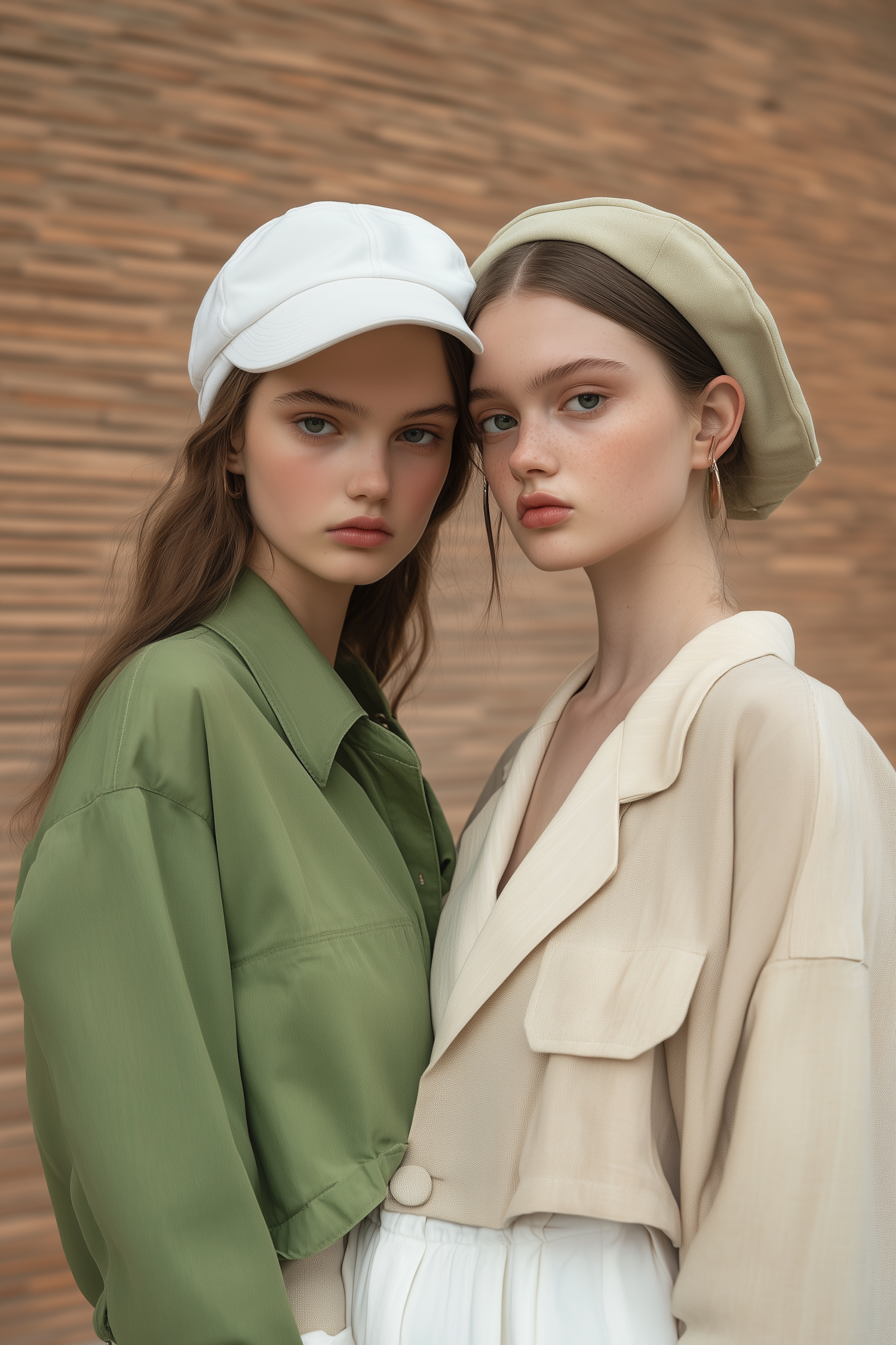 Two Women in Stylish Hats