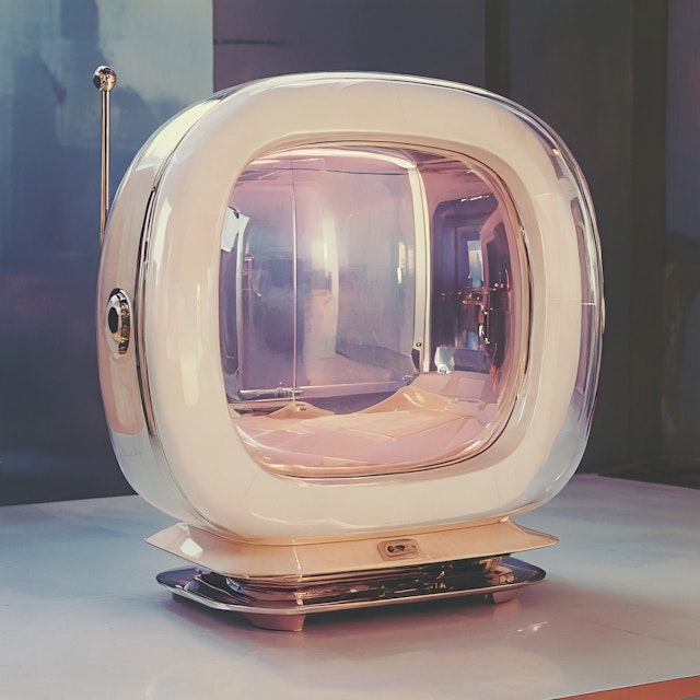 Futuristic Retro Television