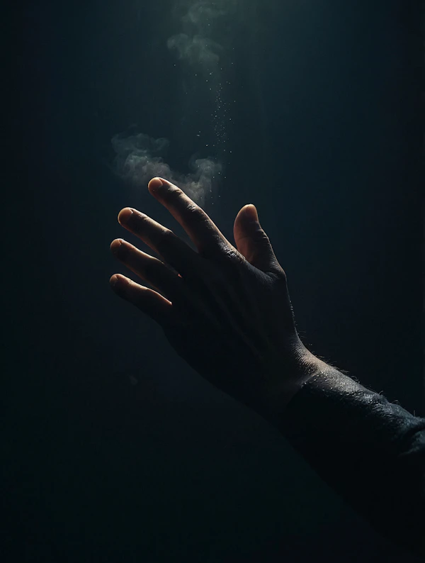 Hand Reaching in Light
