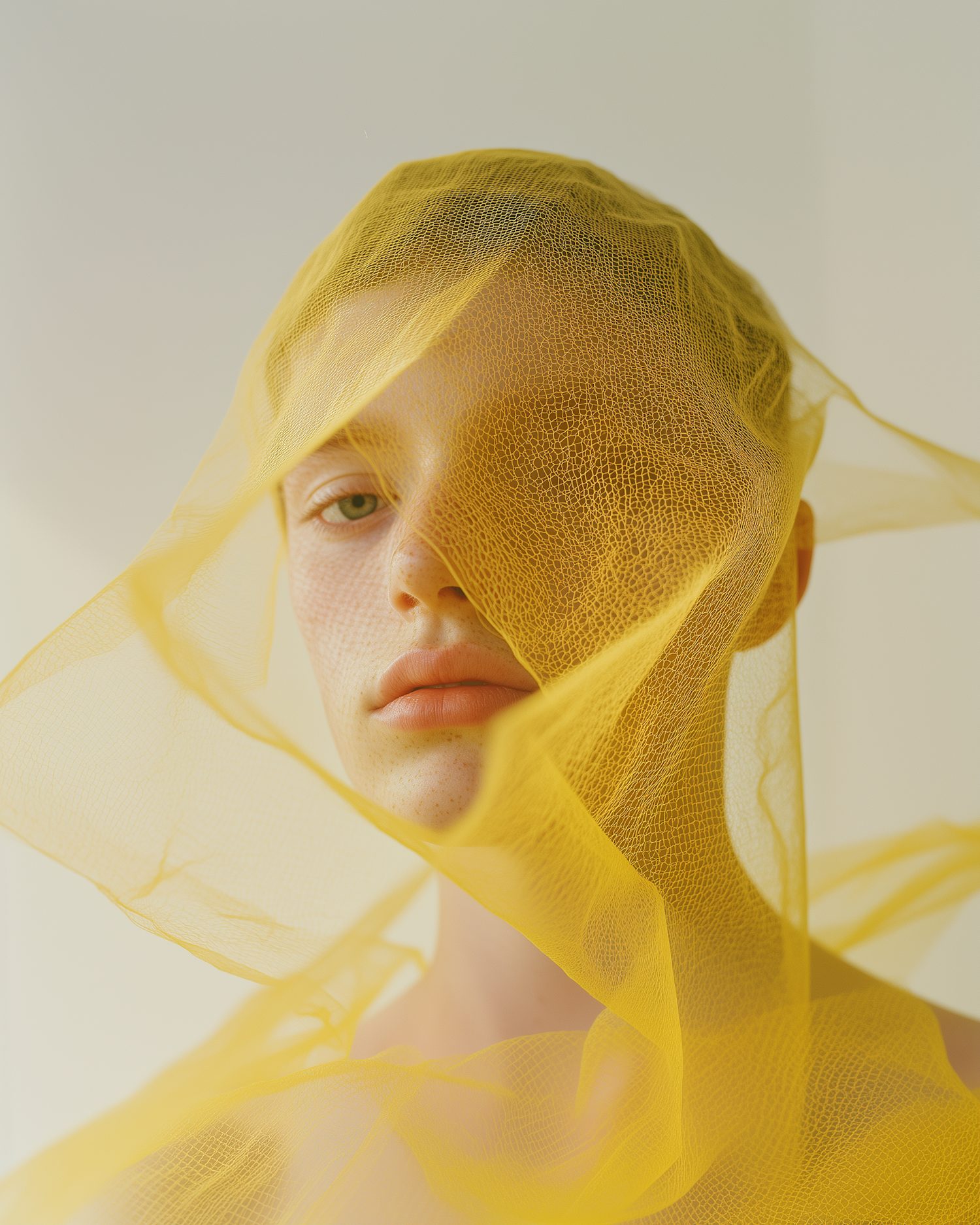 Ethereal Yellow Portrait