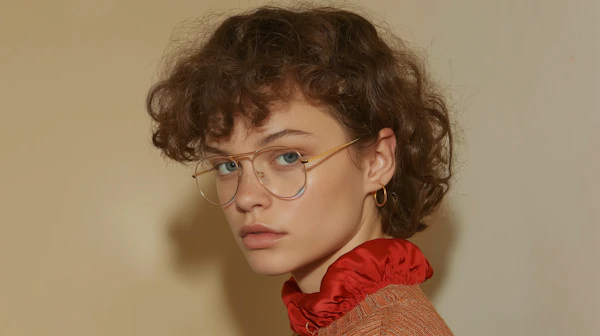 Young Woman with Glasses