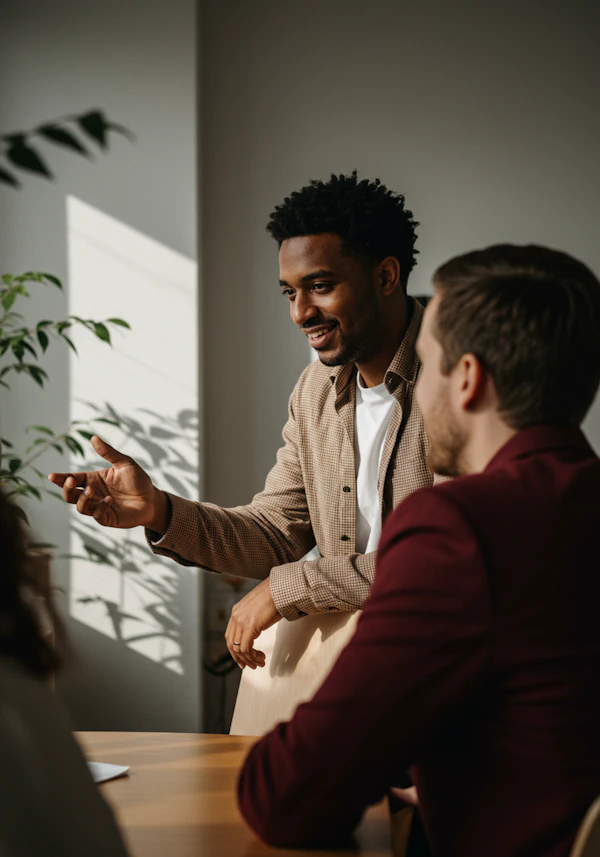 Group Discussion Scene