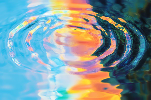 Abstract Water Ripples