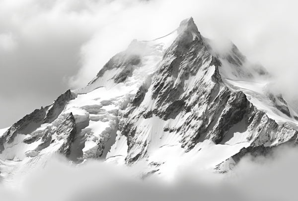 Majestic Monochrome Peak