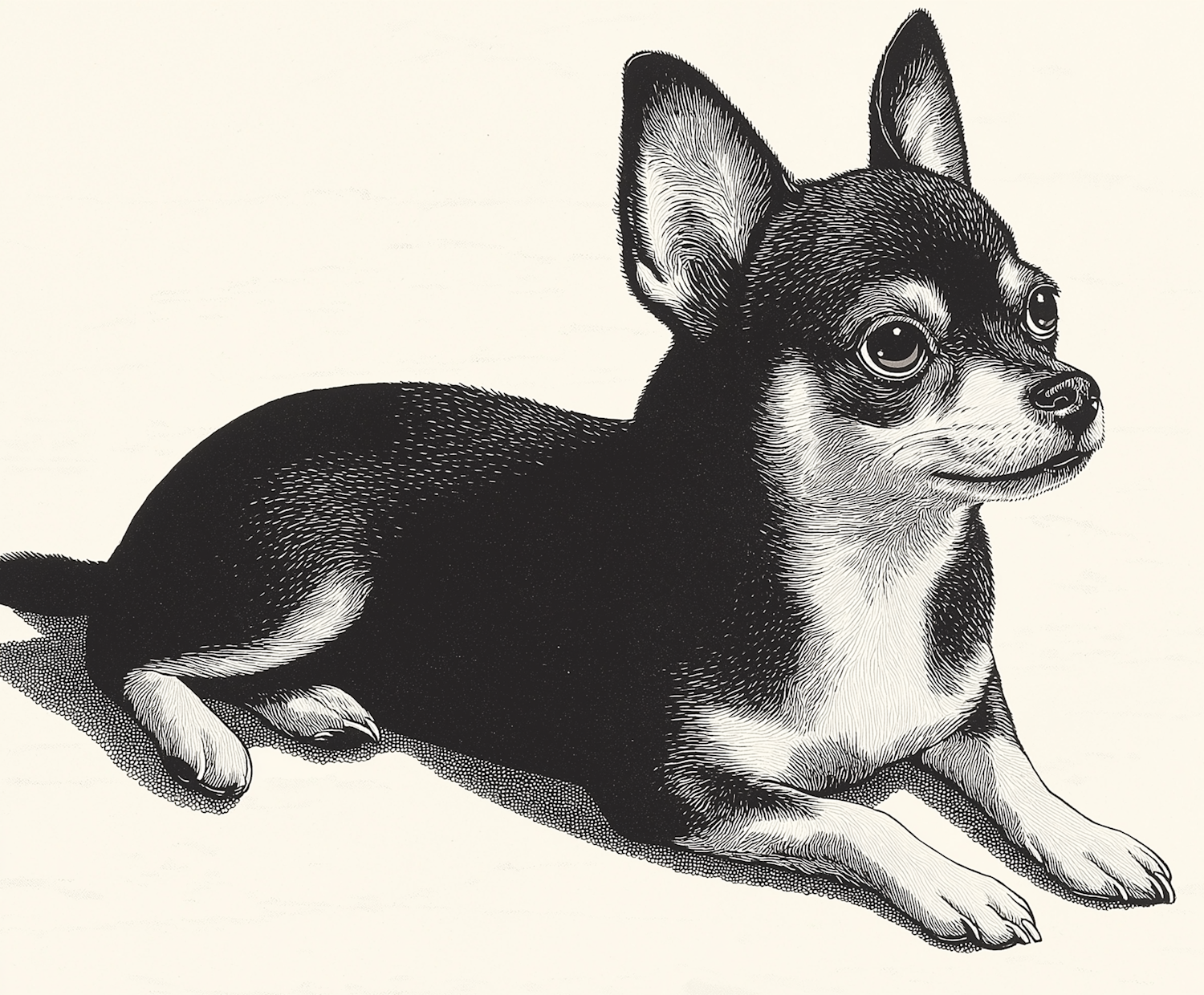 Intricate Chihuahua Illustration