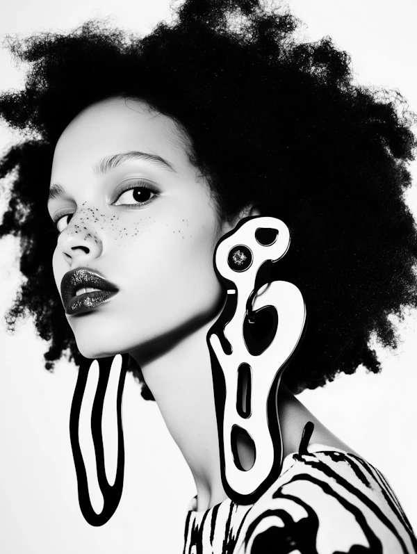 Black-and-White Portrait