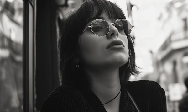 Introspective Portrait in Monochrome