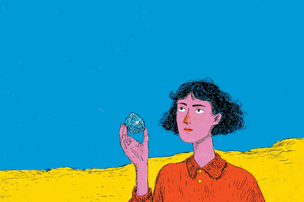 Contemplative Crystal Gaze