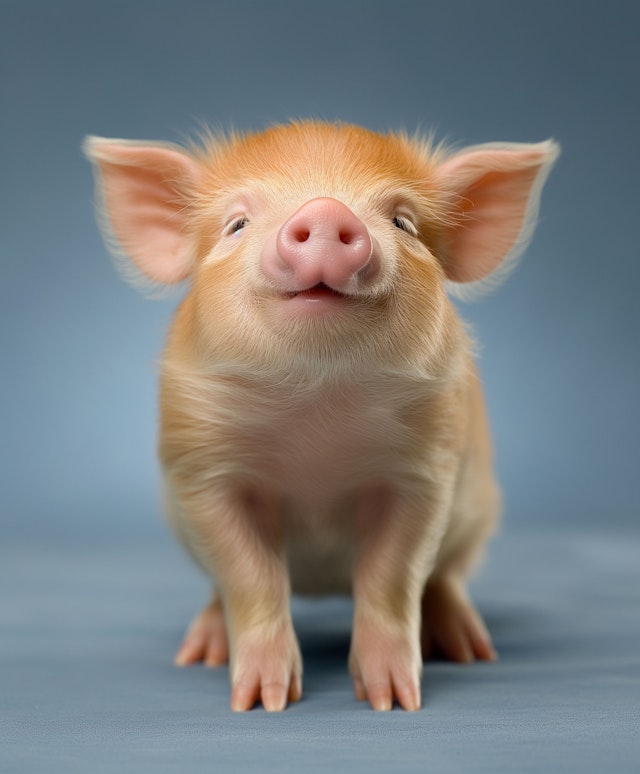 Portrait of a Young Pig