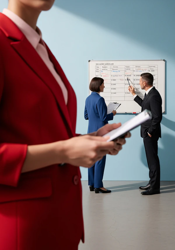 Business Discussion Scene