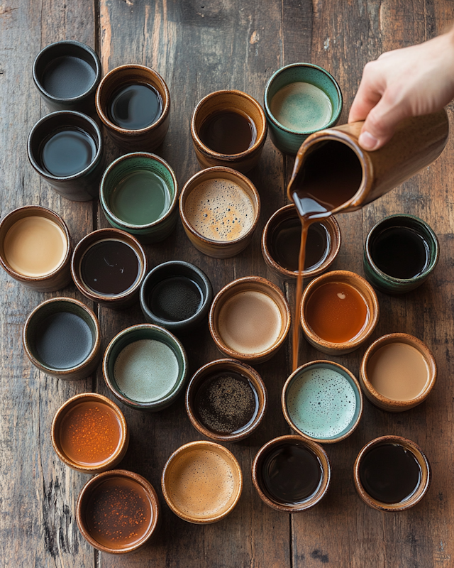 Ceramic Cups and Coffee