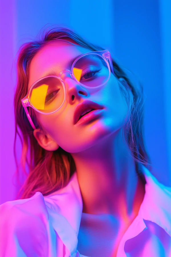 Neon Portrait Art