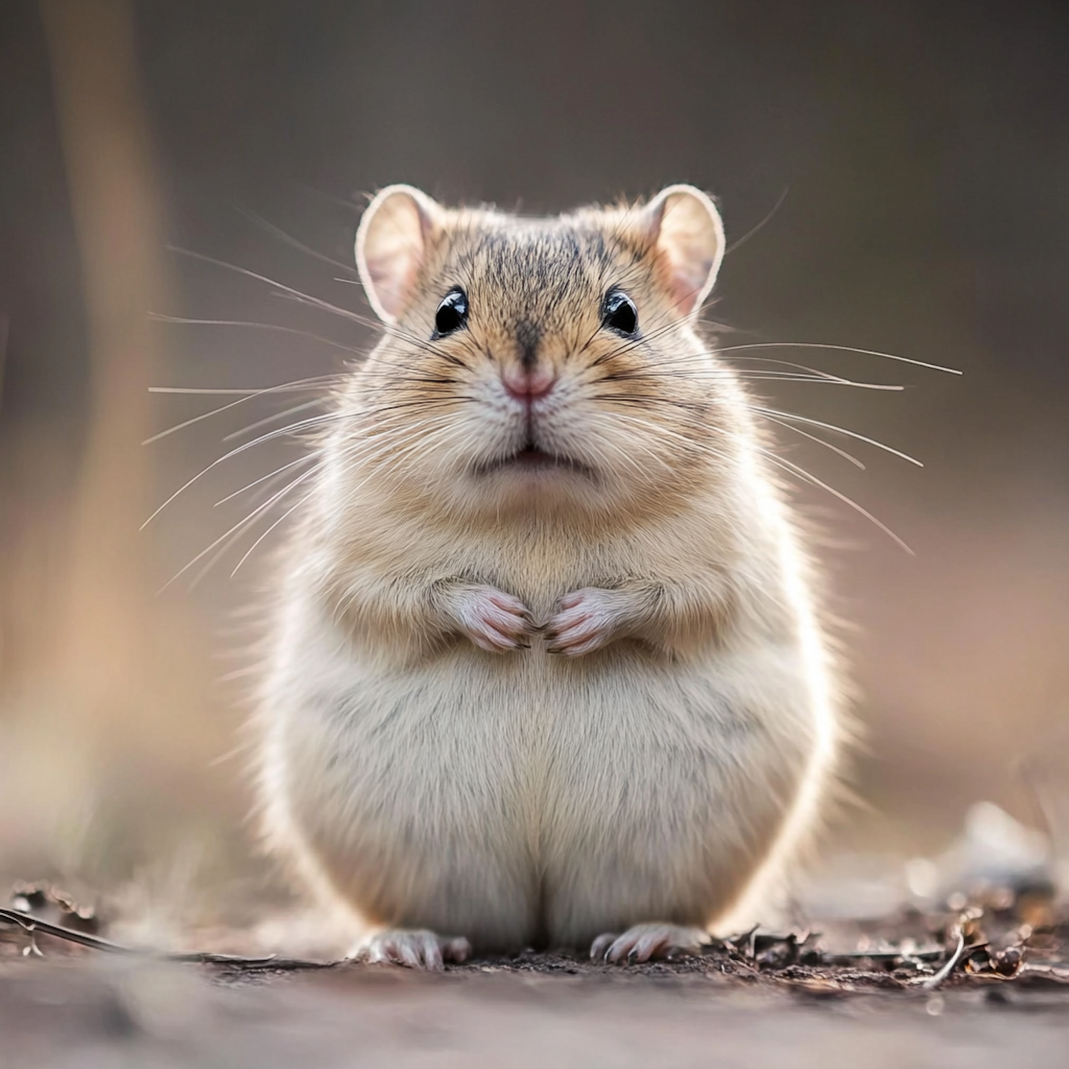 Fluffy Rodent Portrait