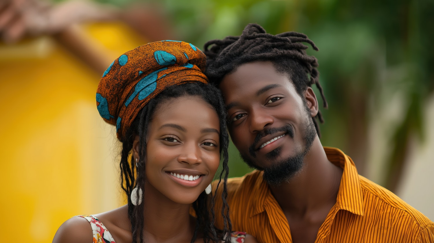 Joyful Couple Portrait