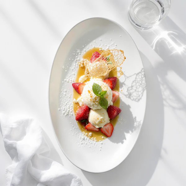 Elegant Dessert Plating