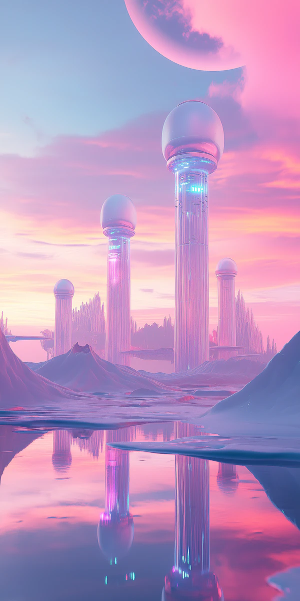 Futuristic Alien Landscape